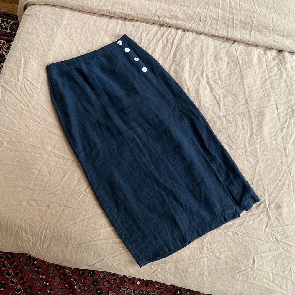 Vintage GAP Dark Blue Pencil Skirt